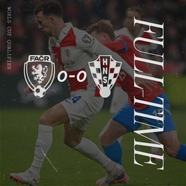 Vòng loại World Cup - Cộng hòa Séc hòa 0-0 với Croatia. Hai đội hòa nhau 13 điểm. Modric 40 tuổi đã 